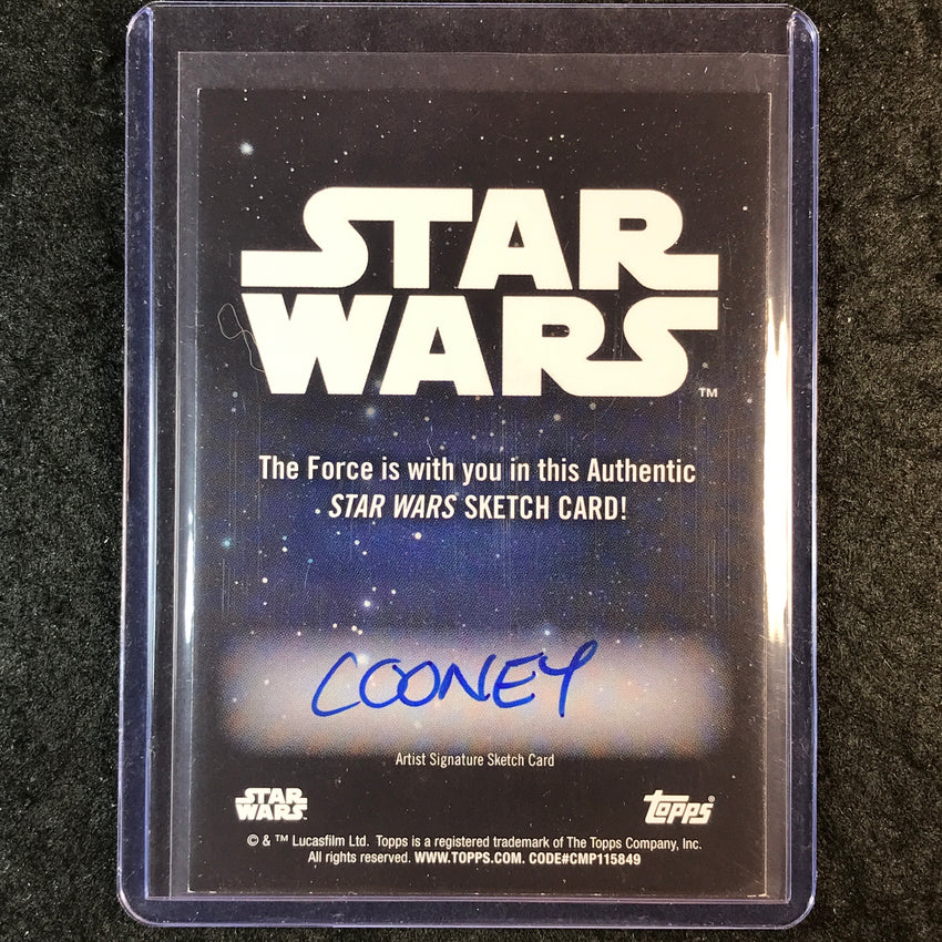 2025 Star Wars Chrome Galaxy TECH BAD BATCH Artist Sketch 1/1 DAN COONEY