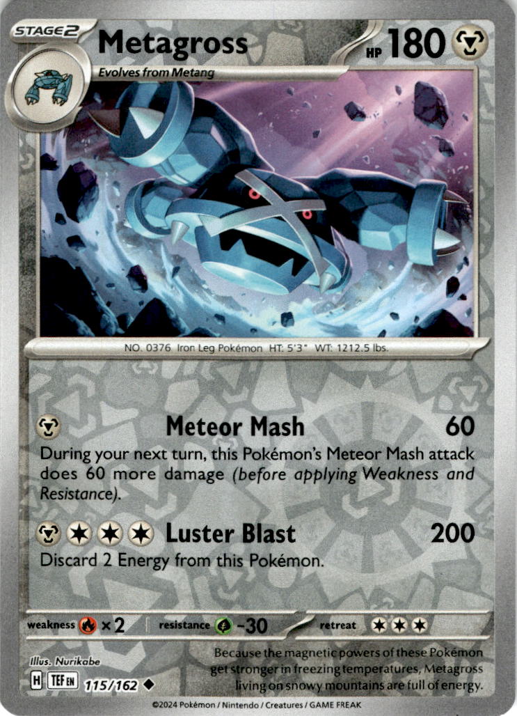 115/162 - Metagross - Uncommon Temporal Forces