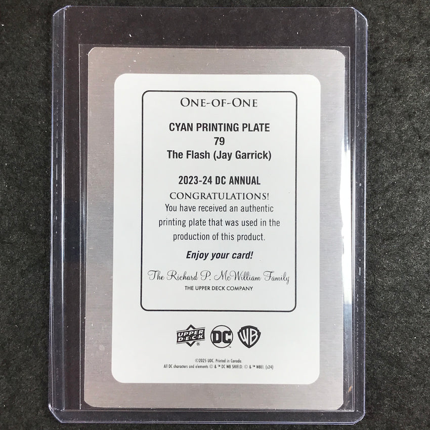 2023-24 DC Annual THE FLASH (JAY GARRICK) Cyan Printing Plate 1/1 #79