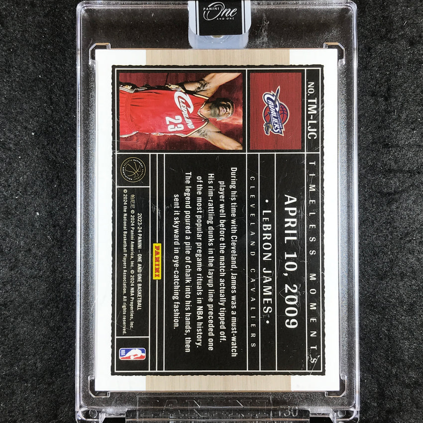 2023-24 One and One LEBRON JAMES Timeless Moments 44/99