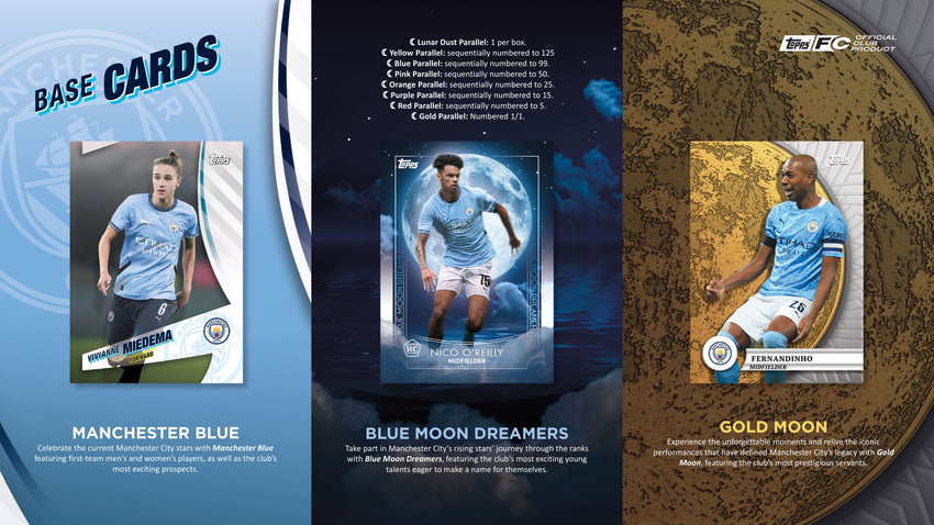 2024-25 Topps Blue Moon Manchester City Soccer Set Box