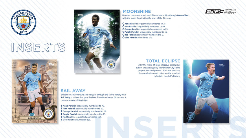 2024-25 Topps Blue Moon Manchester City Soccer Set Box