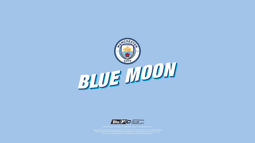 2024-25 Topps Blue Moon Manchester City Soccer Set Box