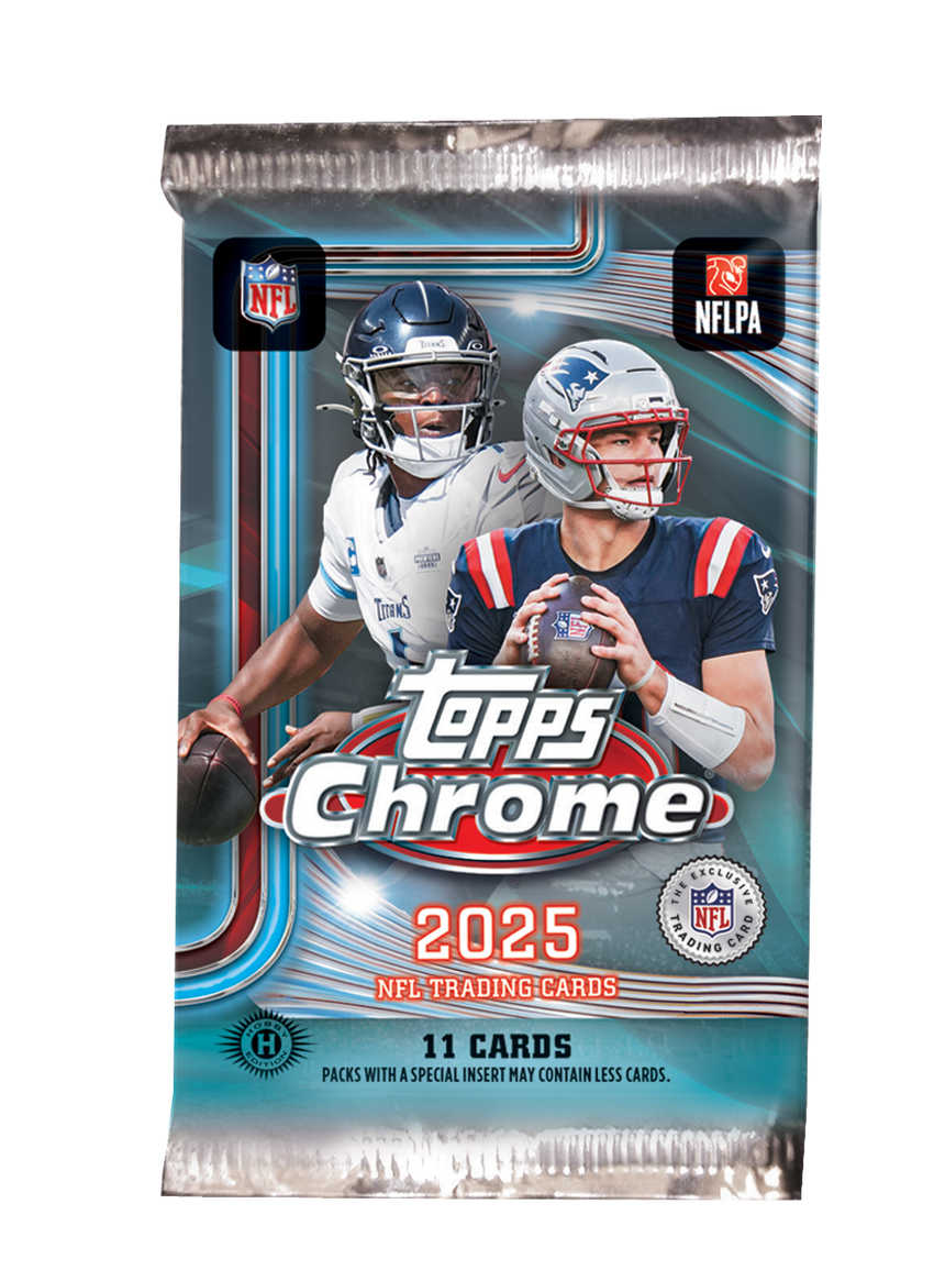 2025 Topps Chrome Football Jumbo Pack
