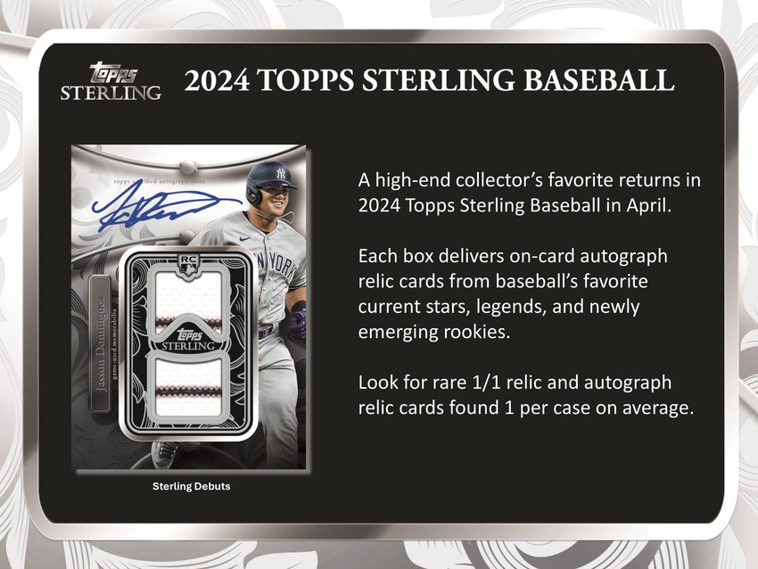 2024 Topps Sterling Baseball 1-Box Break #20141 (Giveaway Reds) - Team Based - May 03 (5pm)