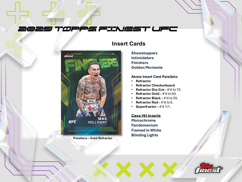 2025 Topps UFC Finest Hobby Box
