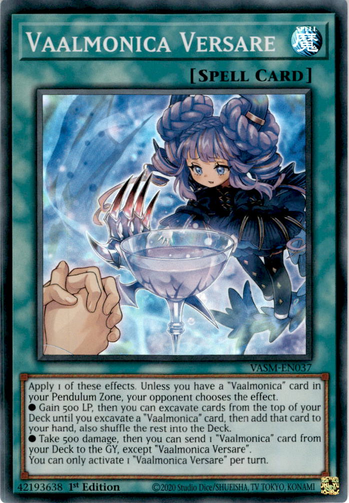 Vaalmonica Versare - Vasm-en037 - Super Rare 1st Edition