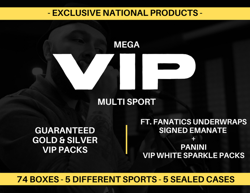 The Mega Multi-Sport VIP 74-Box Opening + Extras - #29200 - Random Team - Sep 12 (4pm)