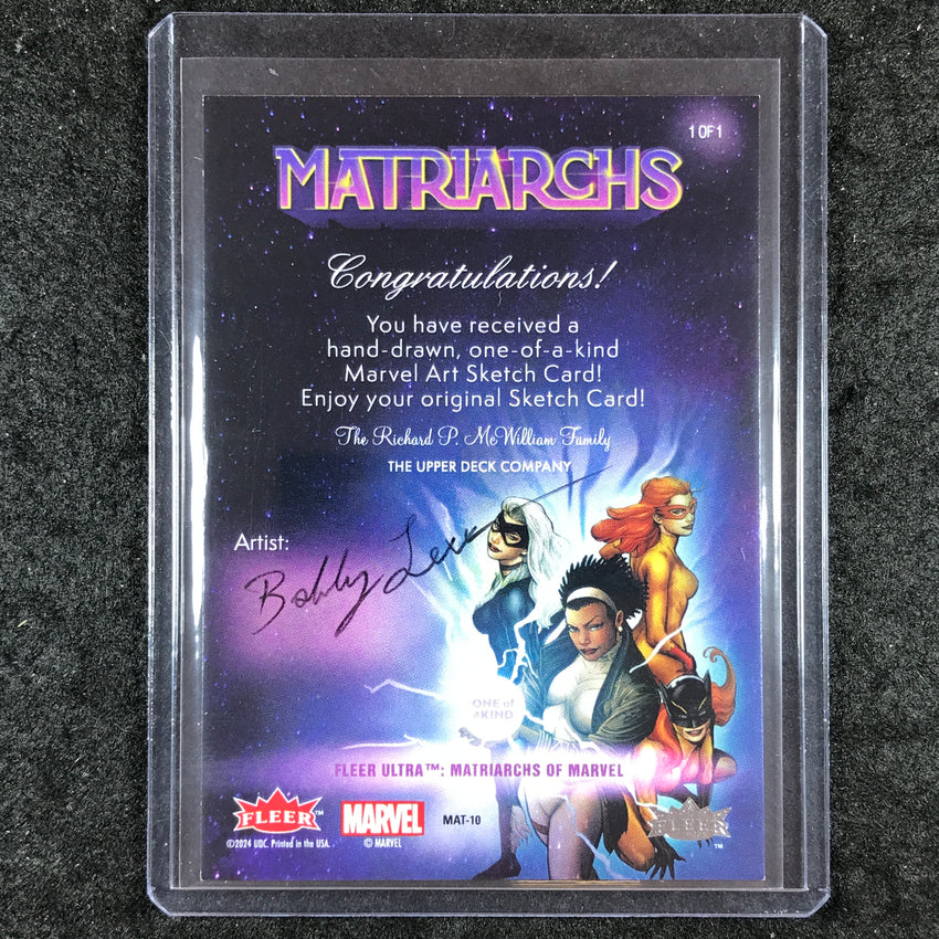 2024 Matriarchs of Marvel VIPER Artist Sketch 1/1 BOBBY LEXX