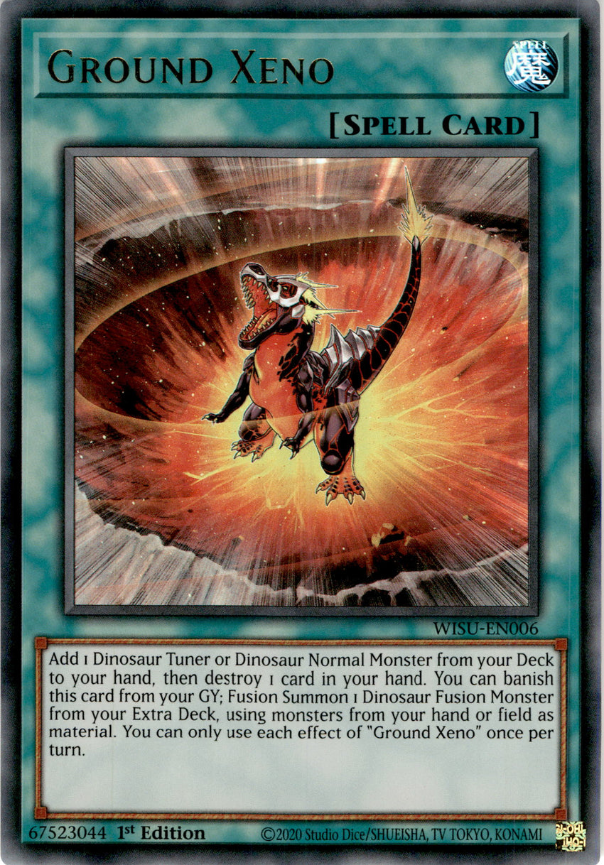 Ground Xeno - Wisu-en006 - Ultra Rare 1st Edition