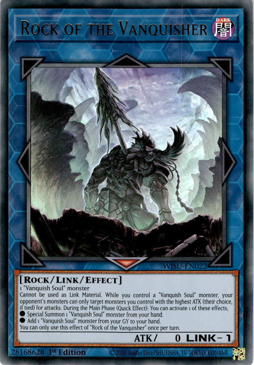 Rock Of The Vanquisher - Wisu-en022 - Ultra Rare 1st Edition