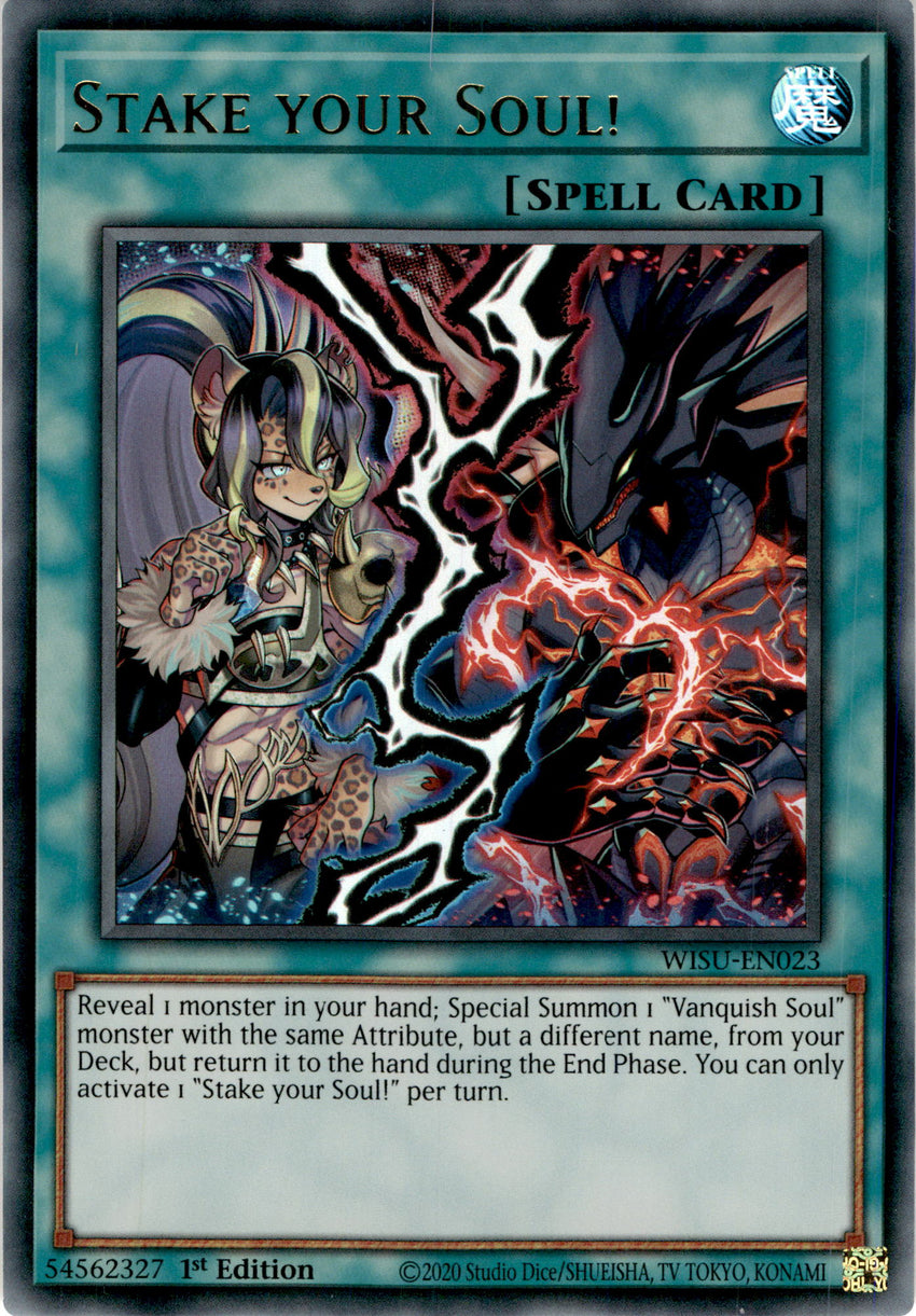 Stake Your Soul - Wisu-en023 - Ultra Rare 1st Edition