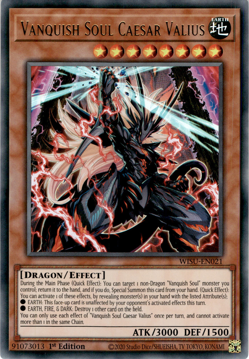 Vanquish Soul Caesar Valius - Wisu-en021 - Ultra Rare 1st Edition