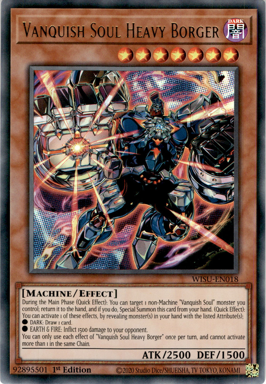 Vanquish Soul Heavy Borger - Wisu-en018 - Ultra Rare 1st Edition