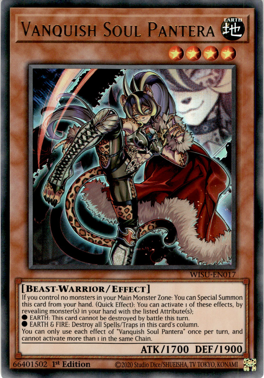 Vanquish Soul Pantera - Wisu-en017 - Ultra Rare 1st Edition