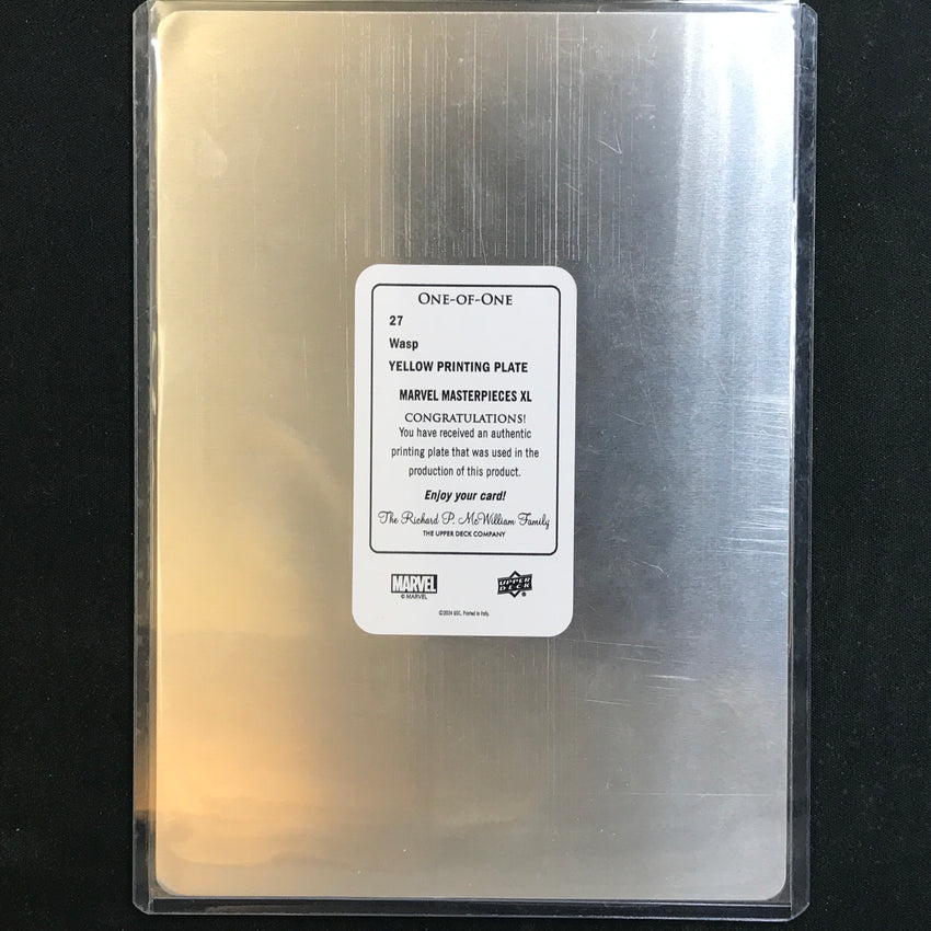 2024 Marvel Masterpieces XL WASP Yellow Printing Plate 1/1 #27