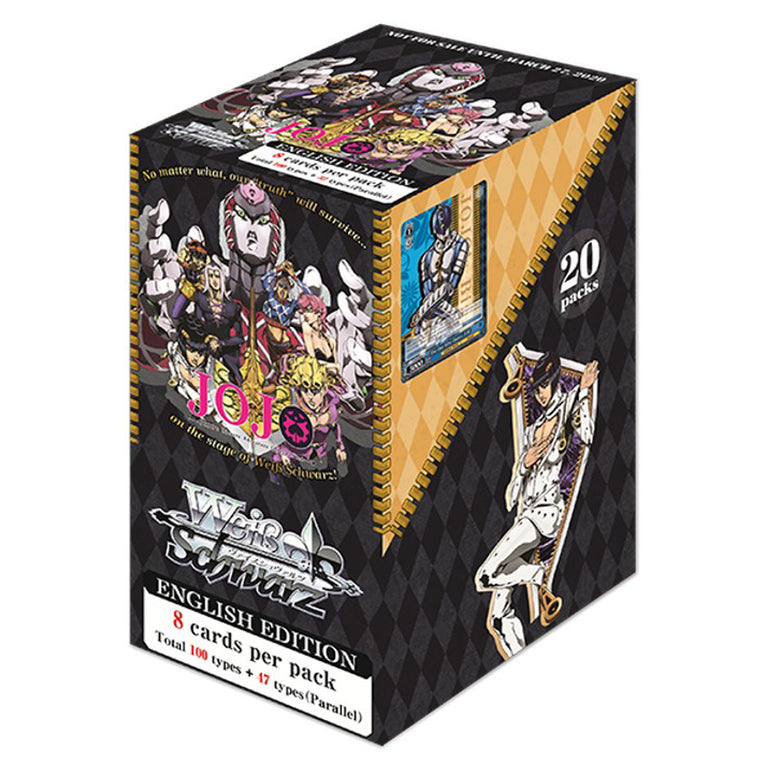 weiss schwarz english booster box Weiss Schwarz ENGLISH JoJo's Bizarre Adventure: Golden Wind REPRINT – Cherry Collectables
