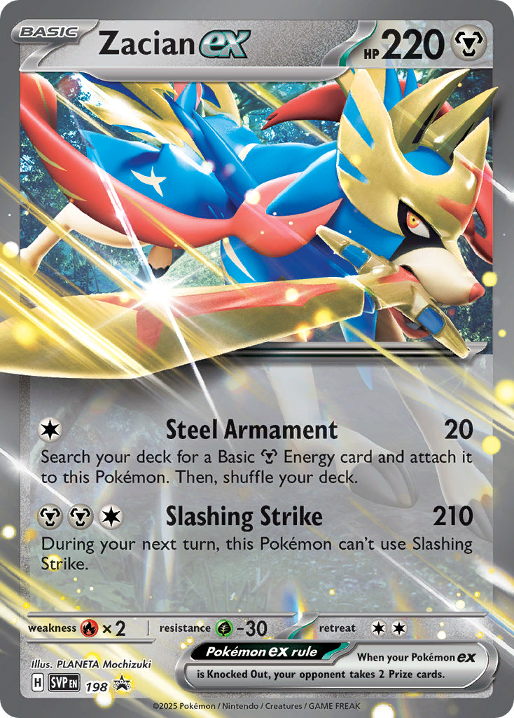Zacian ex - SVP 198 - Pokemon SV Scarlet & Violet Promo