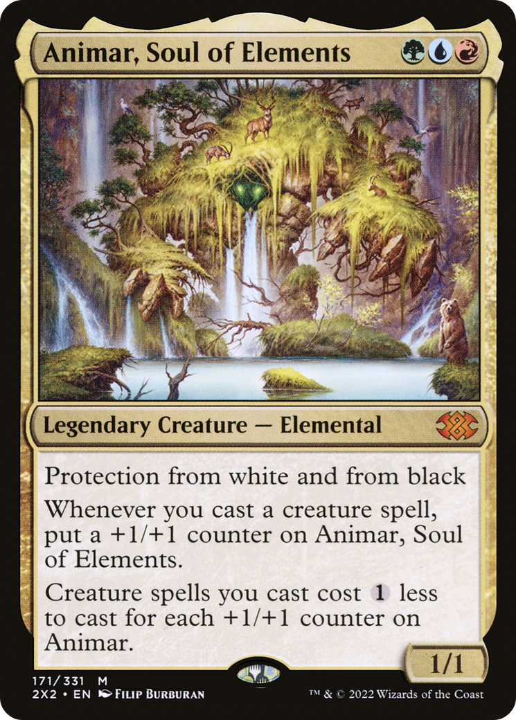 Animar, Soul of Elements #171 - MYTHIC 2X2 - Double Masters 2022