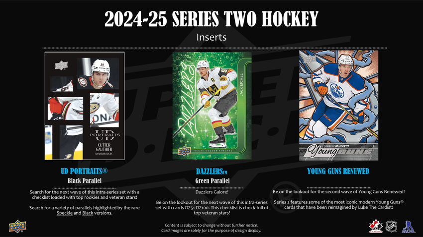 2024-25 Upper Deck Series 2 Hockey Tin