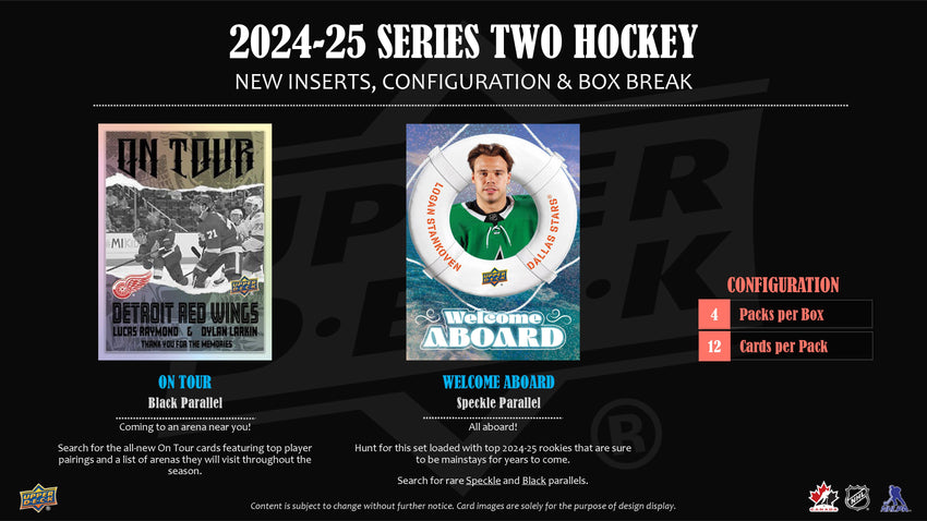2024-25 Upper Deck Series 2 Hockey Tin