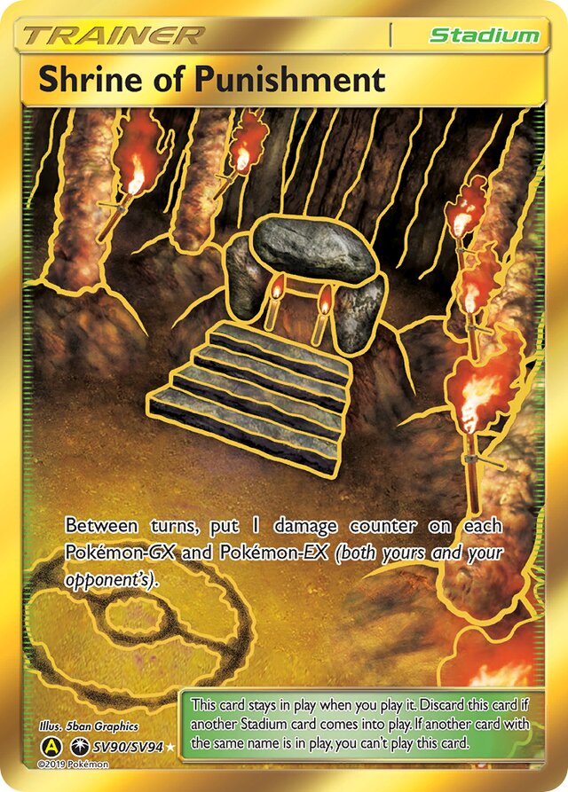 Shrine Of Punishment - Sv90/sv94 - Full Art Ultra Rare - Hidden Fates