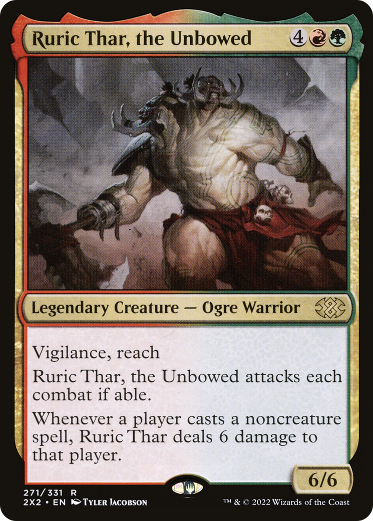 [FOIL] Ruric Thar, the Unbowed #271 - RARE 2X2 - Double Masters 2022