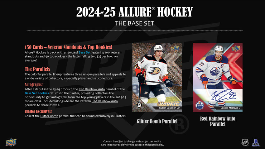 2024-25 Upper Deck Allure Hockey Blaster Box