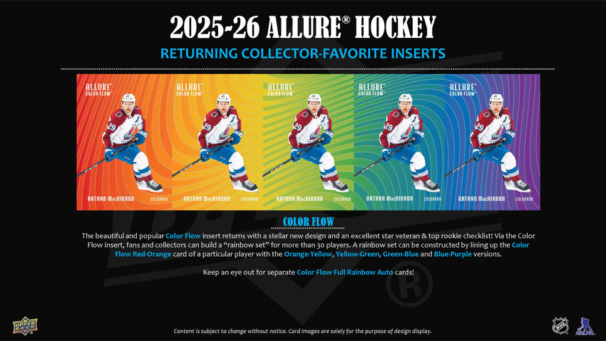 2025-26 Upper Deck Allure Hockey 4-Pack Blaster Box (Pre Order)