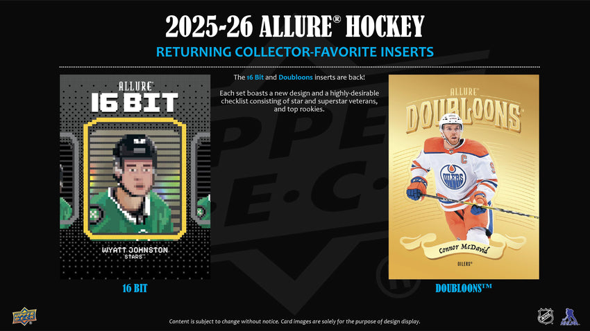 2025-26 Upper Deck Allure Hockey 4-Pack Blaster Box (Pre Order)