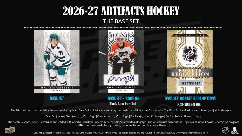 2026-27 Upper Deck Artifacts Hockey Hobby Box (Pre Order)