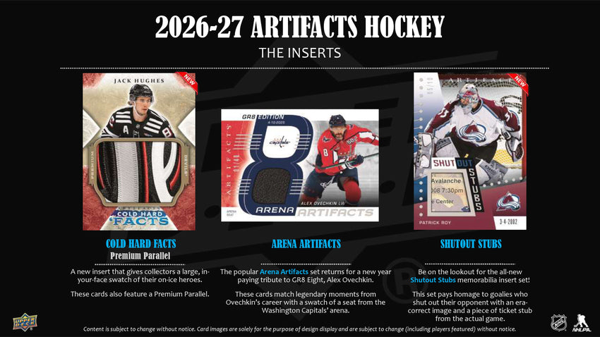 2026-27 Upper Deck Artifacts Hockey Hobby Box (Pre Order)