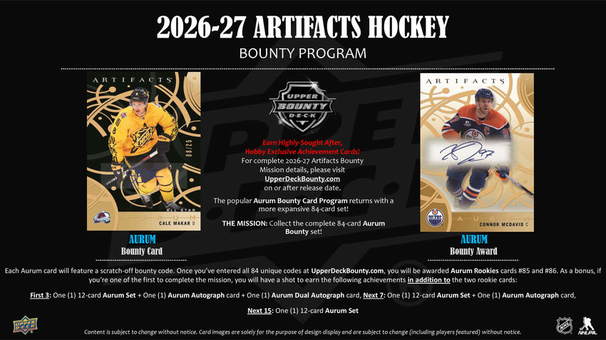 2026-27 Upper Deck Artifacts Hockey Hobby Box (Pre Order)
