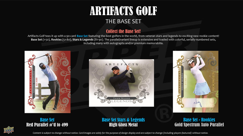 2026 Upper Deck Artifacts Golf Hobby Box (Pre Order)