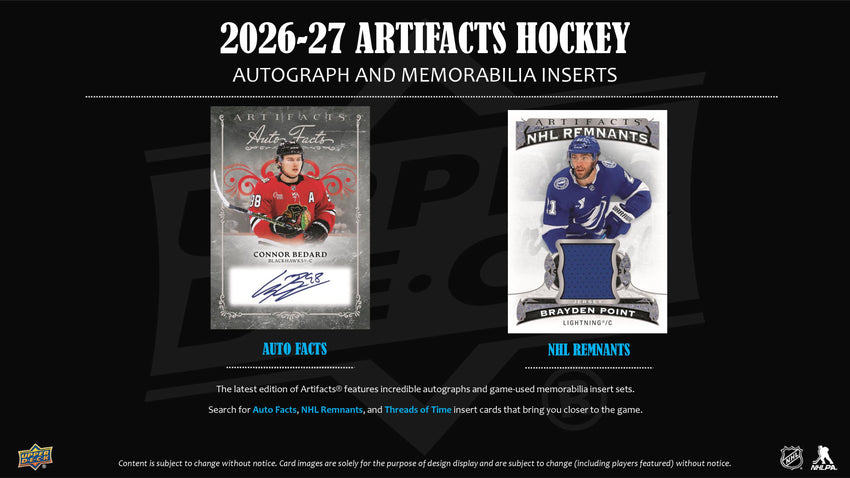 2026-27 Upper Deck Artifacts Hockey Blaster Box (Pre Order)