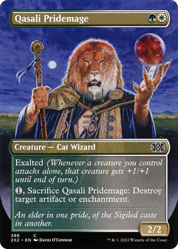 [ BL ] Qasali Pridemage (Borderless) #386 - COMMON 2X2 - Double Masters 2022