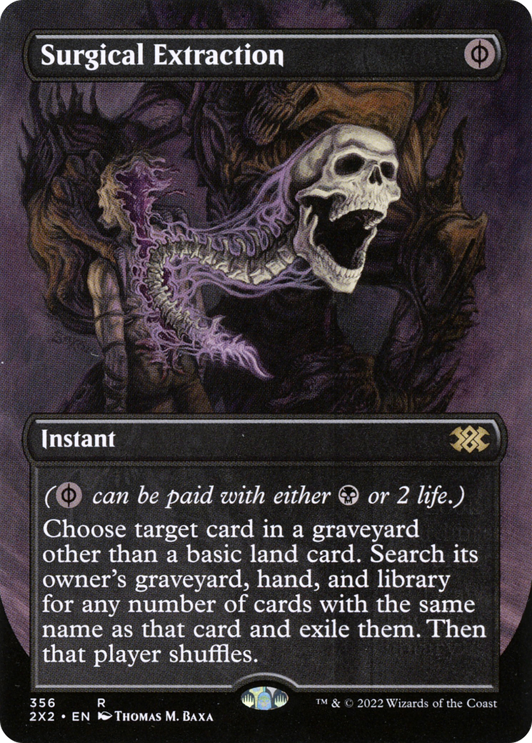 [ BL ] Surgical Extraction (Borderless) #356 - RARE 2X2 - Double Masters 2022