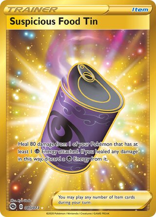 Suspicious Food Tin - 080/073 - Secret Rare - Champions Path
