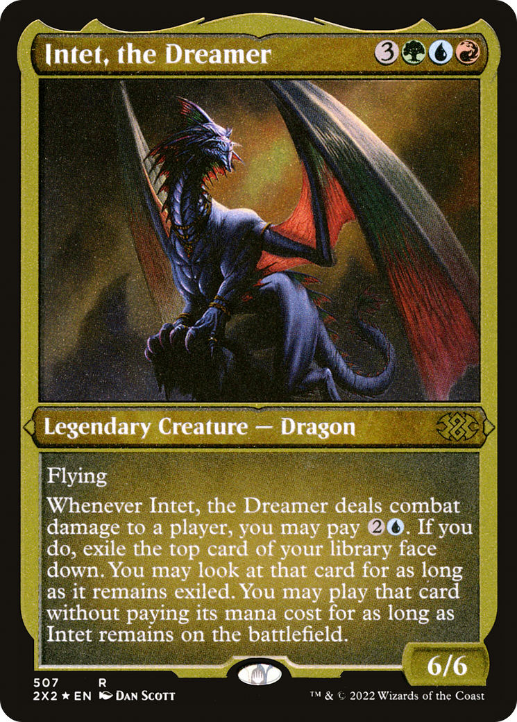 [ EF ] [FOIL] Intet, the Dreamer (Foil Etched) #507 - RARE 2X2 - Double Masters 2022