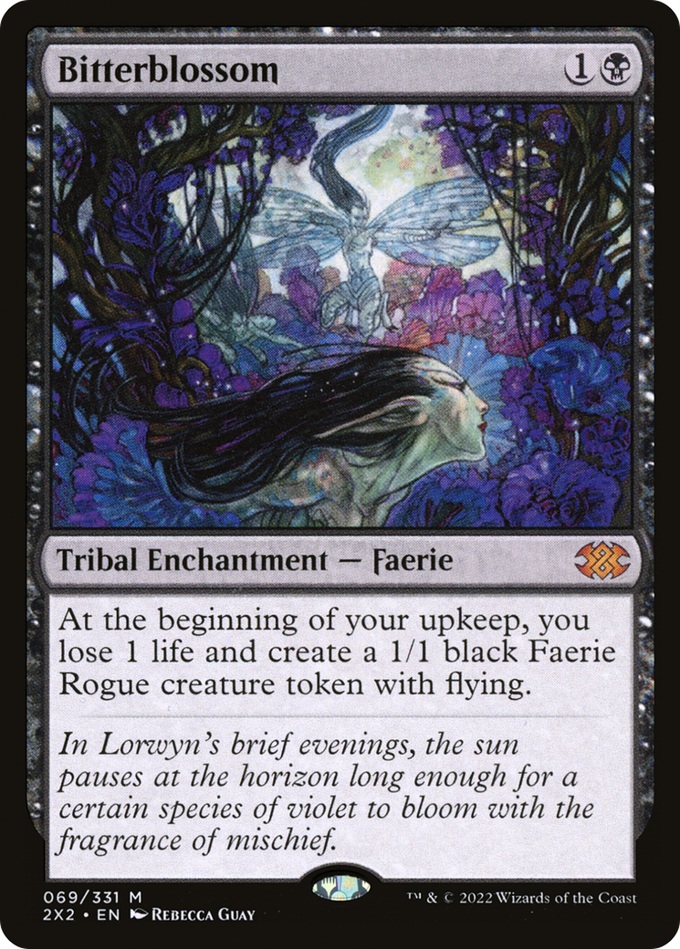 [FOIL] Bitterblossom #069 - MYTHIC 2X2 - Double Masters 2022