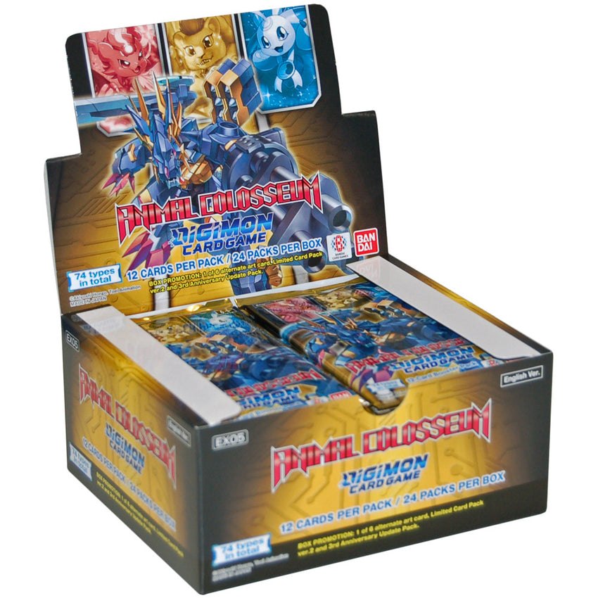 Digimon Card Game EX-05 Animal Colosseum Booster Box + Tutorial Deck