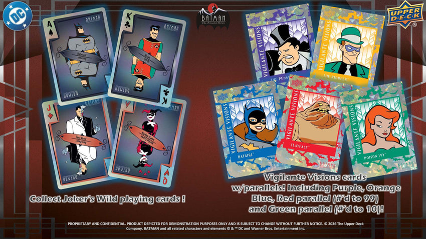 2025 Upper Deck DC Batman The Animated Series Hobby Box (Pre Order)