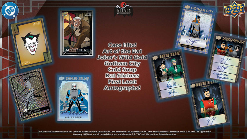 2025 Upper Deck DC Batman The Animated Series Hobby Box (Pre Order)
