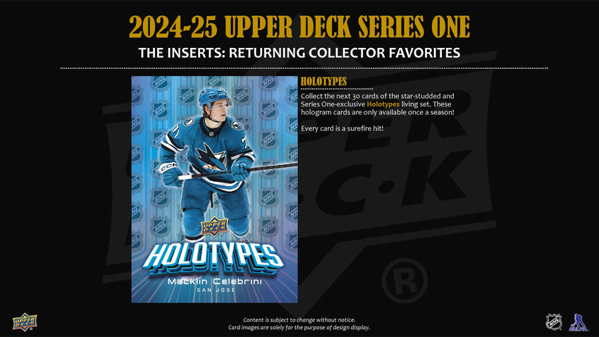 2025-26 Upper Deck Series 1 Hockey Hobby Box