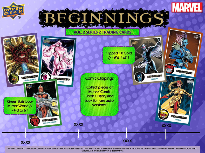 2024 Upper Deck Marvel Beginnings Volume 2 Series 2 Hobby Pack (Pre Order May 25)