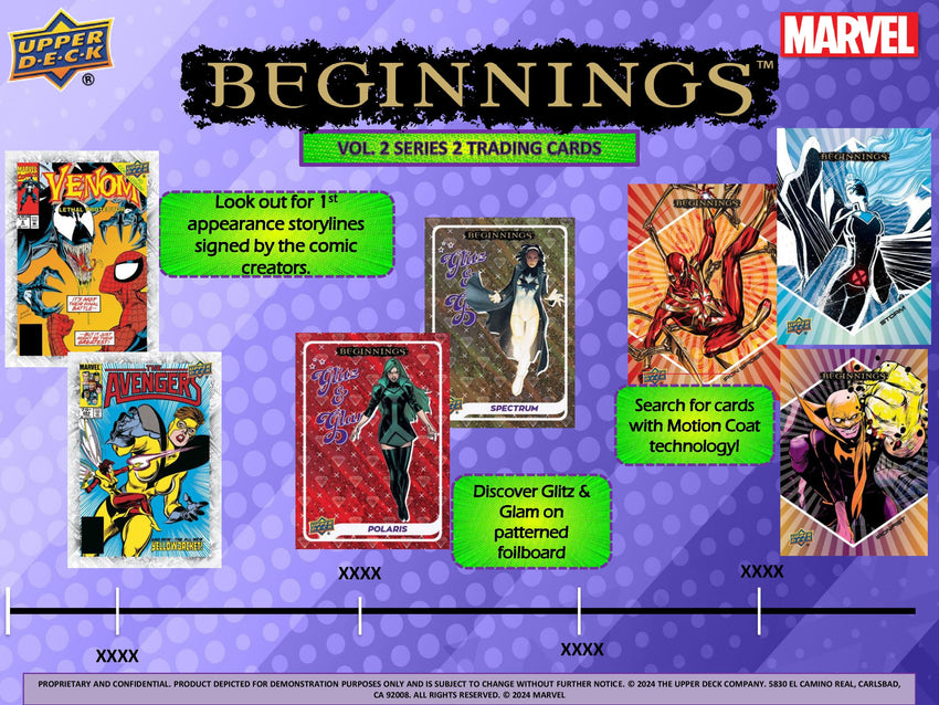 2024 Upper Deck Marvel Beginnings Volume 2 Series 2 Hobby Pack (Pre Order Jun 29)