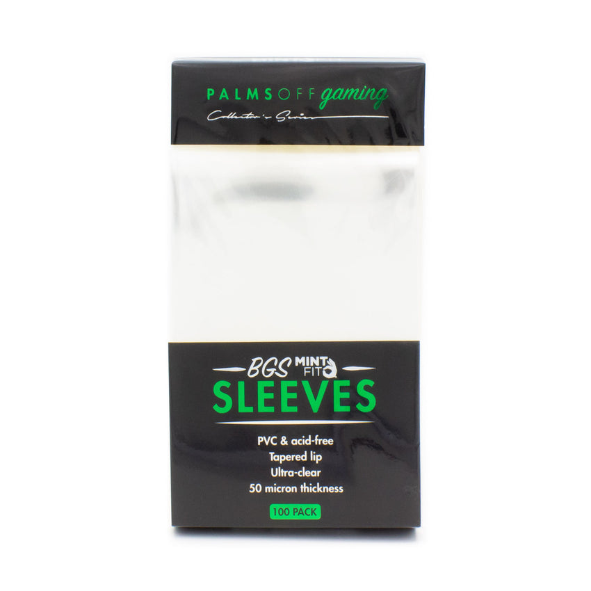 Palms Off Gaming Bgs Graded Card Mint-fit Sleeves - Regular 100pc