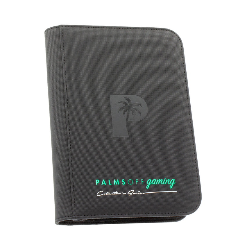 Palms Off Gaming Collectors Series 4 Pocket Zip Binder  Black