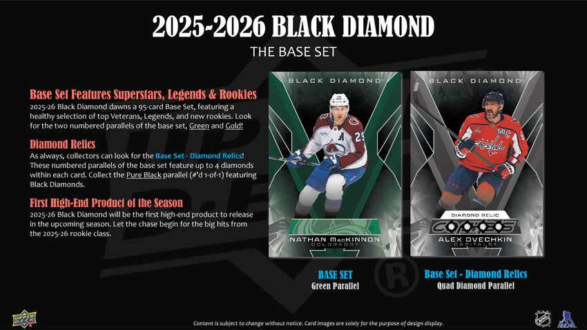 2025-26 Upper Deck Black Diamond Hockey Hobby Box