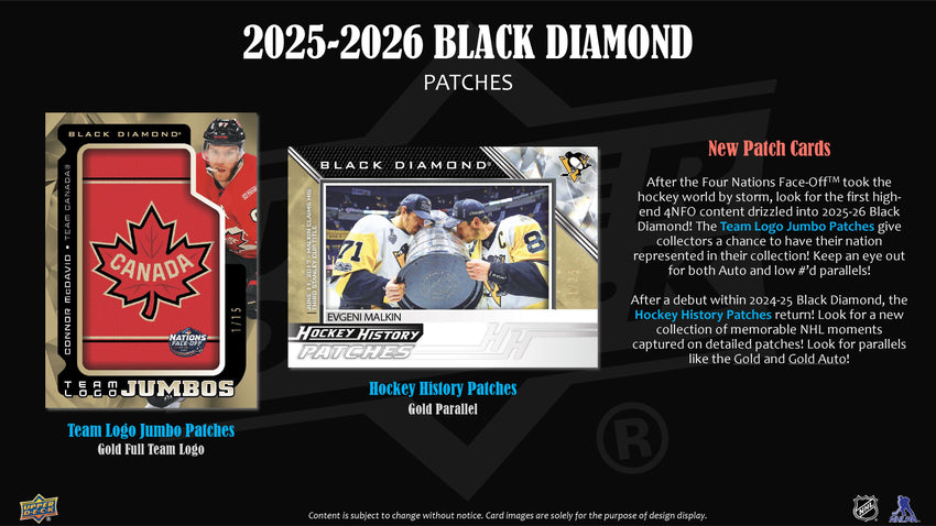 2025-26 Upper Deck Black Diamond Hockey Hobby Box